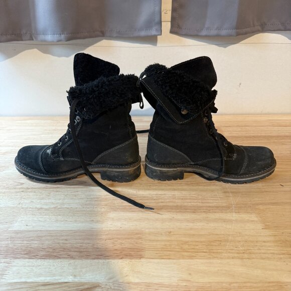 Womens Winter Burnie Dress Lace-up Lined Boot - Picture 3 of 6